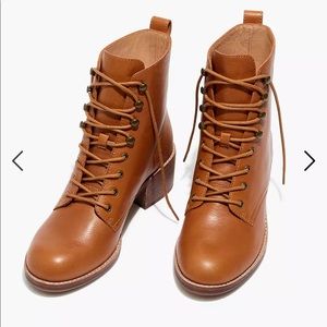 BNWB Madewell Patti Lace-Up Boot sz 8